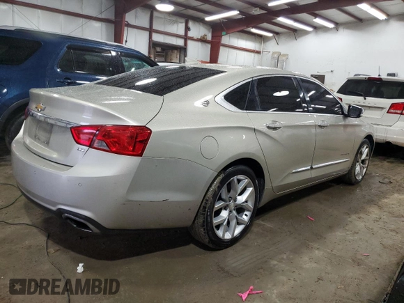 2015 Chevrolet Impala LTZ with VIN 2G1155SL6F9256449, listed as a Copart auction lot 42433495 with 209,688 mi miles and Salvage Title. Bid and sale history available at DreamBid. Image 3.