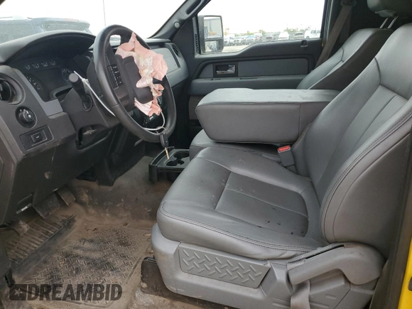 2014 Ford F-150 XL with VIN 1FTMF1CM9EKD28260, listed as a Copart auction lot 53621295 with 130,376 mi miles and Salvage Title. Bid and sale history available at carsss.com. Image 7.