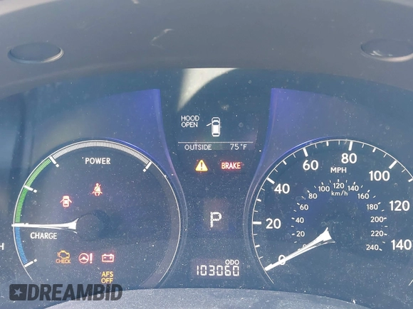 2010 Lexus RX 450h with VIN JTJBC1BAXA2031819, listed as a IAAI auction lot 41684652 with 103,060 mi miles and . Bid and sale history available at DreamBid. Image 7.