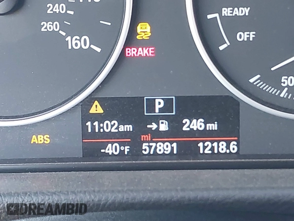 2015 BMW 3 Series 320i with VIN WBA3B1C53FK138310, listed as a IAAI auction lot 41677208 with 57,891 mi miles. Bid and sale history available at carsss.com. Image 15.