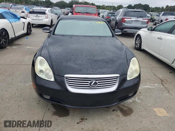 2002 Lexus SC with VIN JTHFN48Y720010815, listed as a Copart auction lot 73868954 with Not Provided miles and Non Repairable. Bid and sale history available at carsss.com. Image 5.