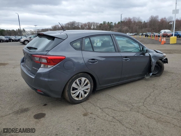 2022 Subaru Impreza with VIN 4S3GTAB61N3709801, listed as a Copart auction lot 53182765 with 33,656 mi miles and Salvage Title. Bid and sale history available at carsss.com. Image 3.