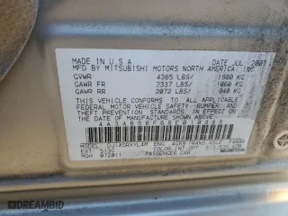 2008 Mitsubishi Galant ES with VIN 4A3AB56F68E010888, listed as a Copart auction lot 87798705 with 123,479 mi miles and Salvage Title. Bid and sale history available at carsss.com. Image 14.