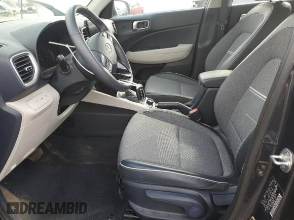 2021 Hyundai Venue SEL with VIN KMHRC8A35MU105794, listed as a Copart auction lot 52933665 with 50,009 mi miles and Salvage Title. Bid and sale history available at carsss.com. Image 7.