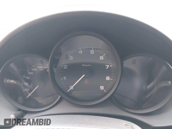 2023 Porsche 718 Spyder with VIN WP0CC2A83PS222034, listed as a IAAI auction lot 41222380 with 5,932 mi miles and . Bid and sale history available at DreamBid. Image 7.