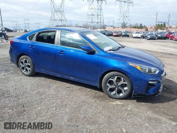 2019 Kia Forte LXS with VIN 3KPF24AD6KE124328, listed as a IAAI auction lot 41740592 with 103,007 mi miles. Bid and sale history available at carsss.com. Image 1.
