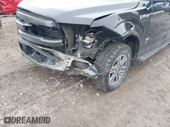2015 Ford F-150 XLT with VIN 1FTEW1EG1FFA02233, listed as a IAAI auction lot 41497430 with 75,355 mi miles. Bid and sale history available at carsss.com. Image 6.