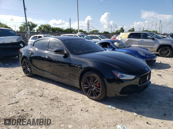 2017 Maserati Ghibli with VIN ZAM57XSS6H1249705, listed as a Copart auction lot 61602993 with 73,454 mi miles. Bid and sale history available at carsss.com. Image 4.