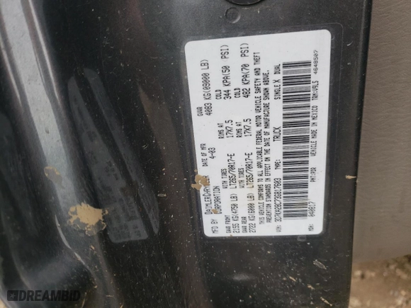 2003 Dodge Ram 2500 ST with VIN 3D7KA28C73G817603, listed as a Copart auction lot 54809574 with 209,157 mi miles and Salvage Title. Bid and sale history available at carsss.com. Image 12.