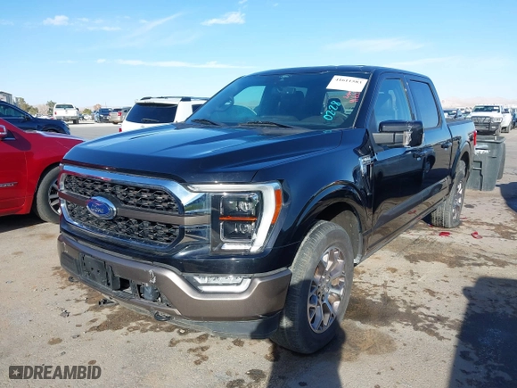2021 Ford F-150 XL with VIN 1FTFW1E86MFB00944, listed as a IAAI auction lot 41611583 with 1 mi miles. Bid and sale history available at carsss.com. Image 16.