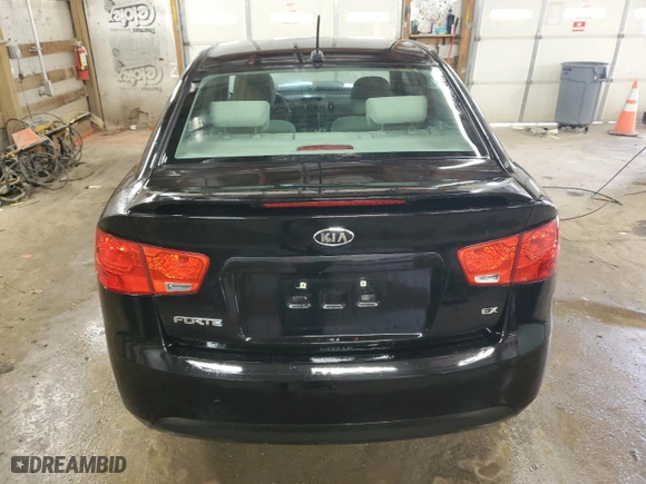 2013 Kia Forte EX with VIN KNAFU4A2XD5721941, listed as a Copart auction lot 46545555 with NaN miles and Salvage Title. Bid and sale history available at carsss.com. Image 6.