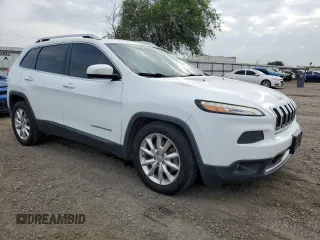 2015 Jeep Cherokee Limited with VIN 1C4PJLDS2FW701864, listed as a Copart auction lot 53793775 with 109,198 mi miles and Salvage Title. Bid and sale history available at DreamBid. Image 4.