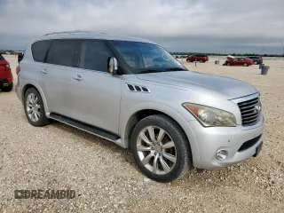2013 Infiniti QX56 with VIN JN8AZ2NF3D9551080, listed as a Copart auction lot 60974625 with 171,275 mi miles and Clean title. Bid and sale history available at DreamBid. Image 4.