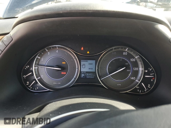 2017 Infiniti QX80 z VIN JN8AZ2NE9H9159198, wystawiony jako Copart lot #58572875 z przebiegiem 136 492 mil mil oraz Szkoda całkowita • Salvage title. Historia ofert i sprzedaży dostępna na DreamBid. Obrazek 9.