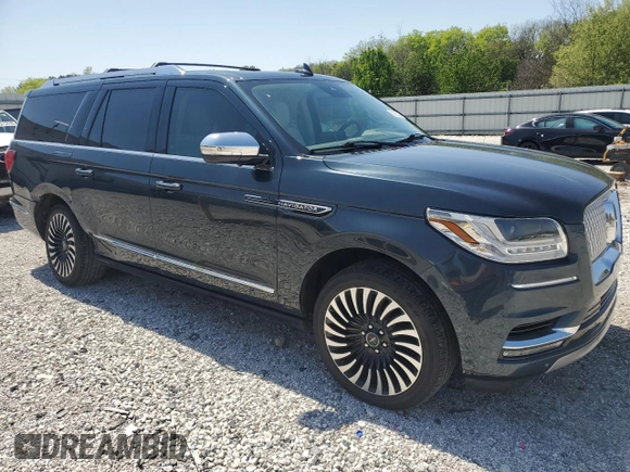2021 Lincoln Navigator Black Label z VIN 5LMJJ3TT9MEL16717, wystawiony jako Copart lot #51939315 z przebiegiem 56 137 mil mil oraz Szkoda całkowita • Salvage title. Historia ofert i sprzedaży dostępna na DreamBid. Obrazek 4.