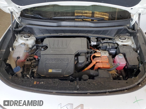 2023 Kia Niro EX with VIN KNDCR3LEXP5046699, listed as a Copart auction lot 49425355 with 26,074 mi miles and Salvage Title. Bid and sale history available at carsss.com. Image 12.