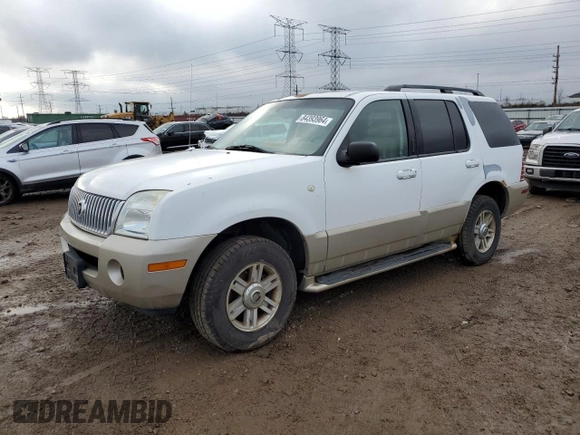 2004 Mercury Mountaineer Convenience with VIN 4M2ZU86K74UJ15058, listed as a Copart auction lot 84393964 with 141,656 mi miles and Salvage title. Bid and sale history available at DreamBid. Image 1.