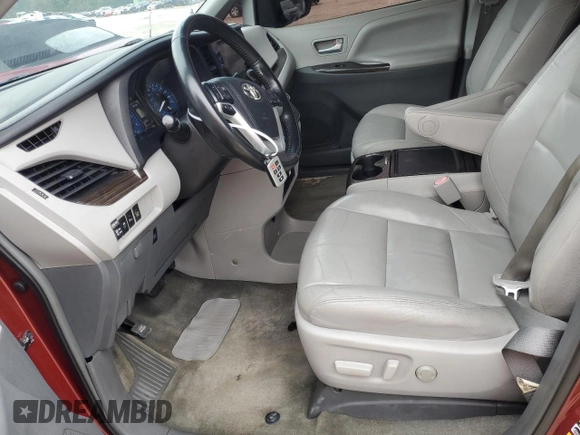 2015 Toyota Sienna XLE with VIN 5TDYK3DC4FS643881, listed as a Copart auction lot 56684635 with 137,781 mi miles and Salvage Title. Bid and sale history available at DreamBid. Image 7.
