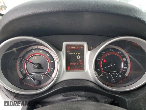2016 Dodge Journey SXT with VIN 3C4PDCBG4GT206997, listed as a Copart auction lot 45456225 with 160,302 mi miles and Clean Title. Bid and sale history available at carsss.com. Image 9.