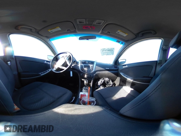 2014 Hyundai Accent SE z VIN KMHCU5AEXEU175389, wystawiony jako IAAI lot #42067176 z przebiegiem 124 741 mil mil oraz . Historia ofert i sprzedaży dostępna na DreamBid. Obrazek 18.