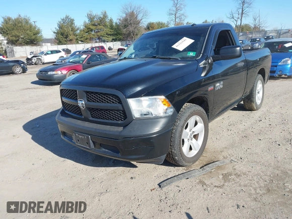 2014 Ram 1500 Express with VIN 3C6JR6AT2EG324406, listed as a IAAI auction lot 41323645 with 132,622 mi miles and . Bid and sale history available at DreamBid. Image 2.