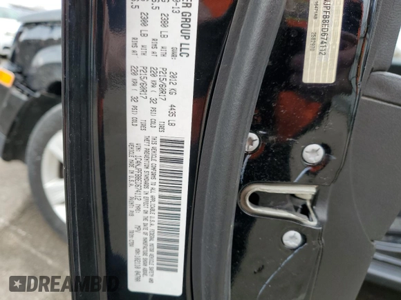 2014 Jeep Patriot Latitude with VIN 1C4NJPFB8ED674112, listed as a Copart auction lot 50460065 with 107,350 mi miles and Salvage Title. Bid and sale history available at carsss.com. Image 13.