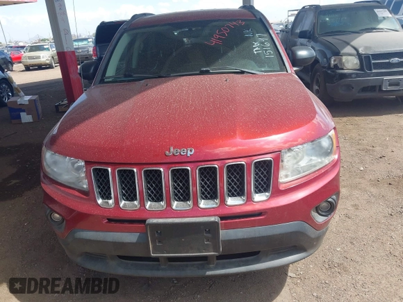 2011 Jeep Compass Latitude with VIN 1J4NT1FB0BD151647, listed as a IAAI auction lot 41950743 with 128,238 mi miles. Bid and sale history available at carsss.com. Image 6.