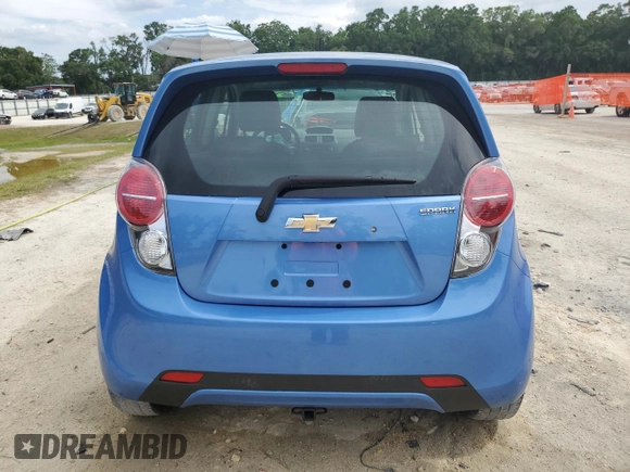 2015 Chevrolet Spark LS with VIN KL8CB6S96FC711594, listed as a Copart auction lot 55144845 with 20,296 mi miles and Salvage Title. Bid and sale history available at DreamBid. Image 6.