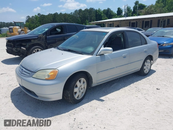 2002 Honda Civic EX with VIN 2HGES26752H548303, listed as a IAAI auction lot 42184753 with 138,873 mi miles and . Bid and sale history available at DreamBid. Image 2.