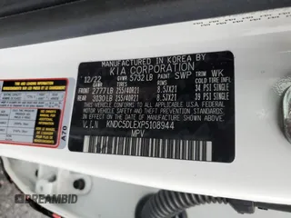 2023 Kia EV6 GT with VIN KNDC5DLEXP5108944, listed as a Copart auction lot 73666234 with 0 mi miles and Salvage Title. Bid and sale history available at carsss.com. Image 14.