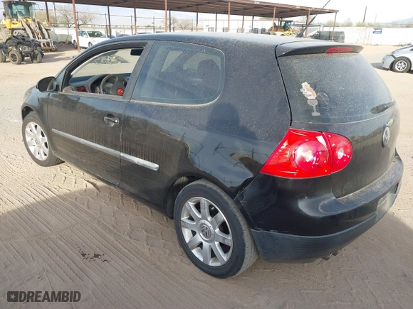 2007 Volkswagen Rabbit with VIN WVWBS71K77W034889, listed as a IAAI auction lot 41406182 with 162,213 mi miles. Bid and sale history available at carsss.com. Image 3.