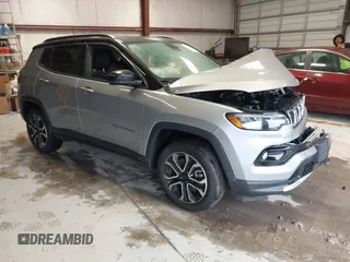 2024 Jeep Compass Limited z VIN 3C4NJDCN3RT578093, wystawiony jako IAAI lot #41567303 z przebiegiem 2 255 mil mil oraz . Historia ofert i sprzedaży dostępna na DreamBid. Obrazek 1.