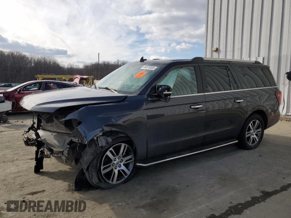2022 Ford Expedition Max Limited with VIN 1FMJK2AT6NEA67226, listed as a Copart auction lot 44375595 with 24,685 mi miles and Clean title. Bid and sale history available at DreamBid. Image 1.