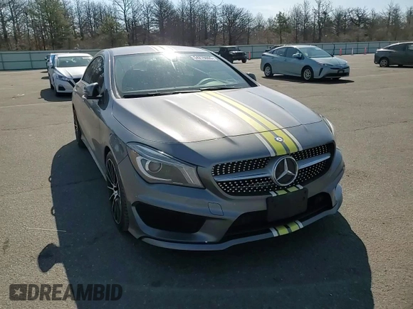 2015 Mercedes-Benz CLA 250 with VIN WDDSJ4EB7FN180683, listed as a Copart auction lot 54276095 with 58,728 mi miles and Salvage Title. Bid and sale history available at DreamBid. Image 13.