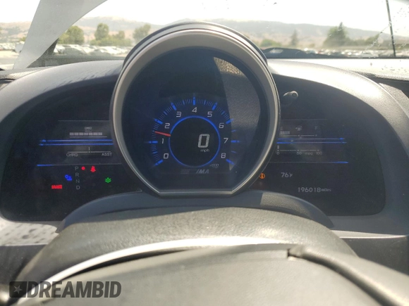 2012 Honda CR-Z EX with VIN JHMZF1D67CS001471, listed as a Copart auction lot 61248355 with 196,018 mi miles and Salvage title. Bid and sale history available at DreamBid. Image 9.