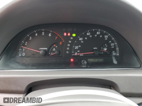 2004 Toyota Camry LE with VIN 4T1BE32KX4U379593, listed as a Copart auction lot 53391455 with 221,056 mi miles and Salvage Title. Bid and sale history available at carsss.com. Image 9.