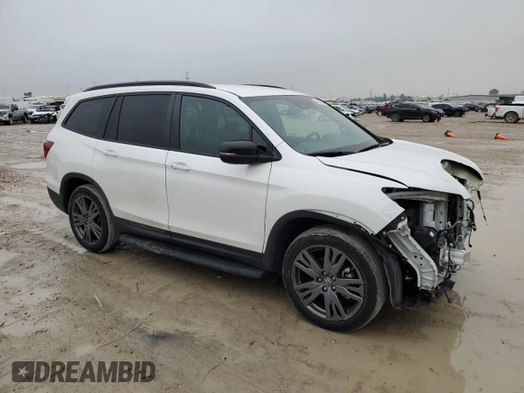 2022 Honda Pilot Sport with VIN 5FNYF6H35NB084828, listed as a Copart auction lot 43286375 with 39,303 mi miles and Salvage Title. Bid and sale history available at DreamBid. Image 4.