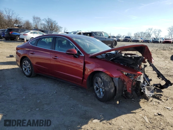 2023 Hyundai Sonata SEL z VIN KMHL14JAXPA312142, wystawiony jako Copart lot #47110945 z przebiegiem 23 303 mil mil oraz Szkody całkowita. Historia ofert i sprzedaży dostępna na DreamBid. Obrazek 4.