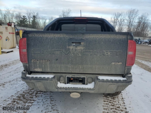 2021 Chevrolet Colorado 4WD ZR2 with VIN 1GCGTEEN5M1182222, listed as a Copart auction lot 84324364 with 41,388 mi miles and Clean Title. Bid and sale history available at carsss.com. Image 6.