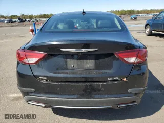 2015 Chrysler 200 C with VIN 1C3CCCEG6FN656473, listed as a Copart auction lot 51035755 with 66,500 mi miles and Salvage Title. Bid and sale history available at carsss.com. Image 6.