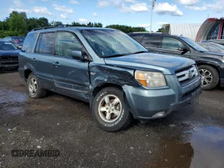 2007 Honda Pilot EX-L with VIN 2HKYF18507H528092, listed as a Copart auction lot 61456745 with 251,496 mi miles and Salvage title. Bid and sale history available at DreamBid. Image 4.