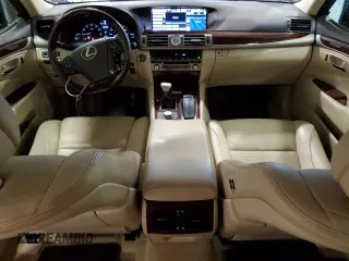 2014 Lexus LS 460 L with VIN JTHGL1EF6E5051262, listed as a Copart auction lot 79604764 with 63,965 mi miles and Salvage Title. Bid and sale history available at DreamBid. Image 8.