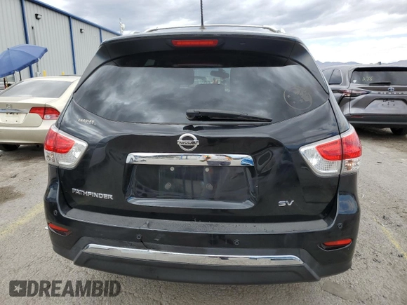 2015 Nissan Pathfinder SV with VIN 5N1AR2MN8FC628824, listed as a Copart auction lot 54905785 with 91,158 mi miles and Salvage title. Bid and sale history available at DreamBid. Image 6.