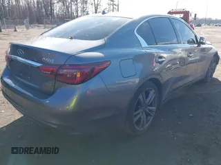 2019 Infiniti Q50 Luxe z VIN JN1EV7AR2KM590794, wystawiony jako IAAI lot #40841640 z przebiegiem 68 720 mil mil oraz . Historia ofert i sprzedaży dostępna na DreamBid. Obrazek 4.