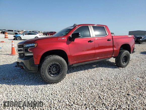 2021 Chevrolet Silverado 1500 LT Trail Boss with VIN 3GCPYFED9MG282761, listed as a Copart auction lot 52230705 with 42,328 mi miles and Salvage Title. Bid and sale history available at DreamBid. Image 1.