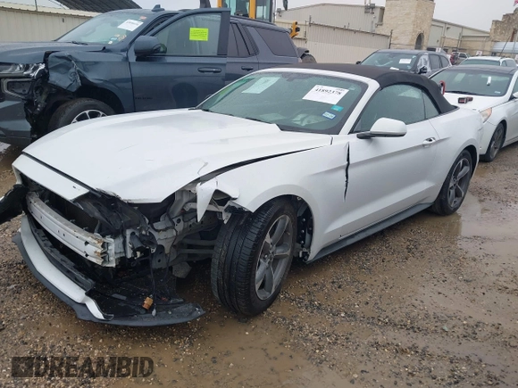 2015 Ford Mustang V6 with VIN 1FATP8EM9F5383523, listed as a IAAI auction lot 41892378 with 111,681 mi miles and . Bid and sale history available at DreamBid. Image 2.