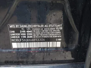 2006 Mercedes-Benz E 350 z VIN WDBUF56J66A893306, wystawiony jako IAAI lot #42165424 z przebiegiem Nie podano mil oraz . Historia ofert i sprzedaży dostępna na DreamBid. Obrazek 9.
