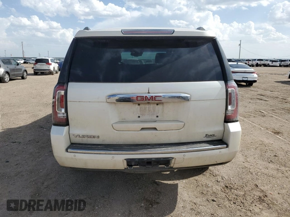 2015 GMC Yukon Denali with VIN 1GKS2CKJ7FR284861, listed as a Copart auction lot 54200895 with 190,733 mi miles and Clean Title. Bid and sale history available at carsss.com. Image 6.
