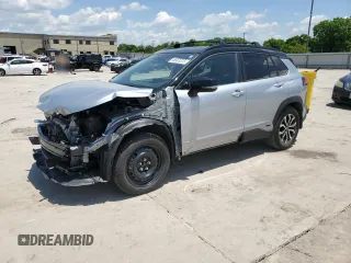 2024 Toyota Corolla Cross Hybrid S z VIN 7MUFBABG4RV033457, wystawiony jako Copart lot #56683225 z przebiegiem 16 736 mil mil oraz Szkoda całkowita • Salvage title. Historia ofert i sprzedaży dostępna na DreamBid. Obrazek 1.