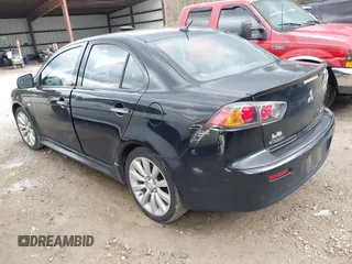 2011 Mitsubishi Lancer GTS with VIN JA32U8FW0BU005510, listed as a IAAI auction lot 41678936 with 204,511 mi miles. Bid and sale history available at carsss.com. Image 3.